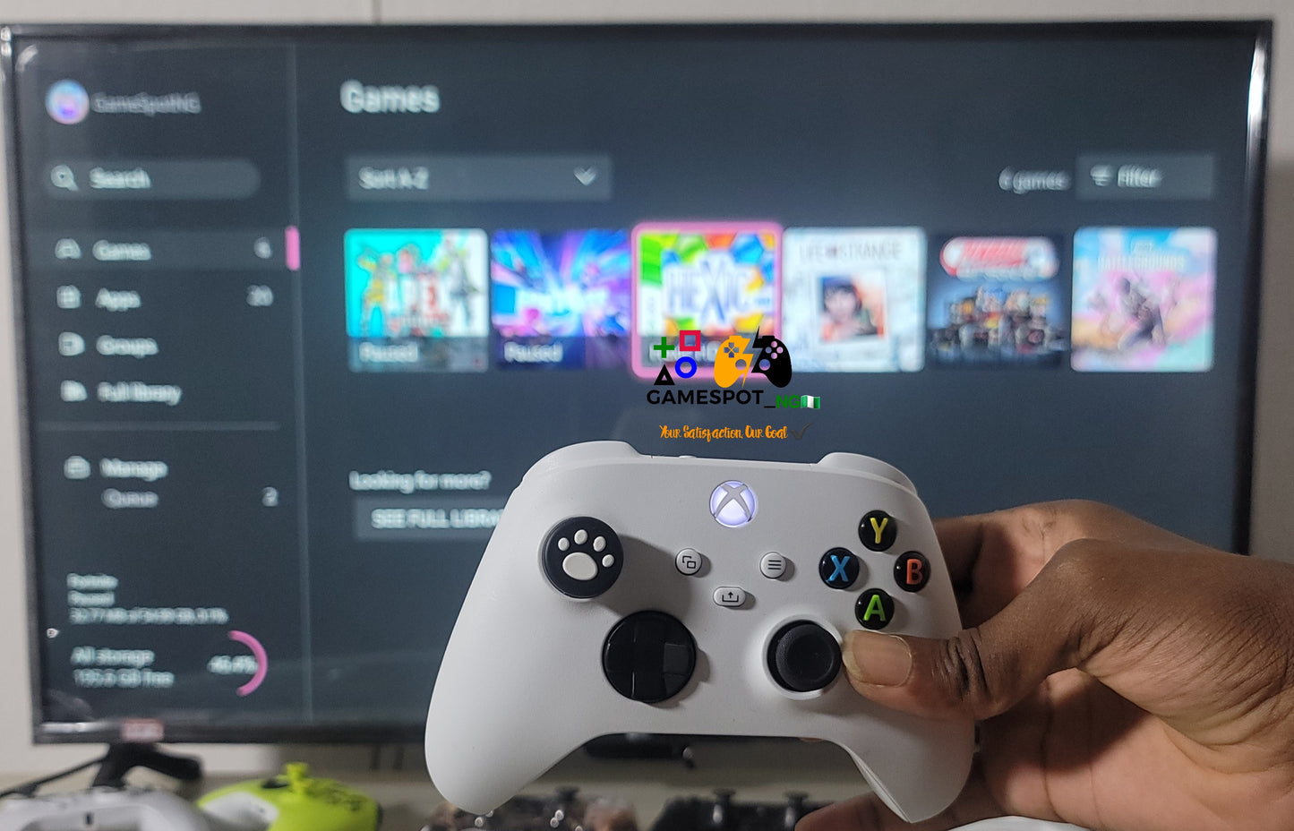 Pre owned Xbox Series S Controller White