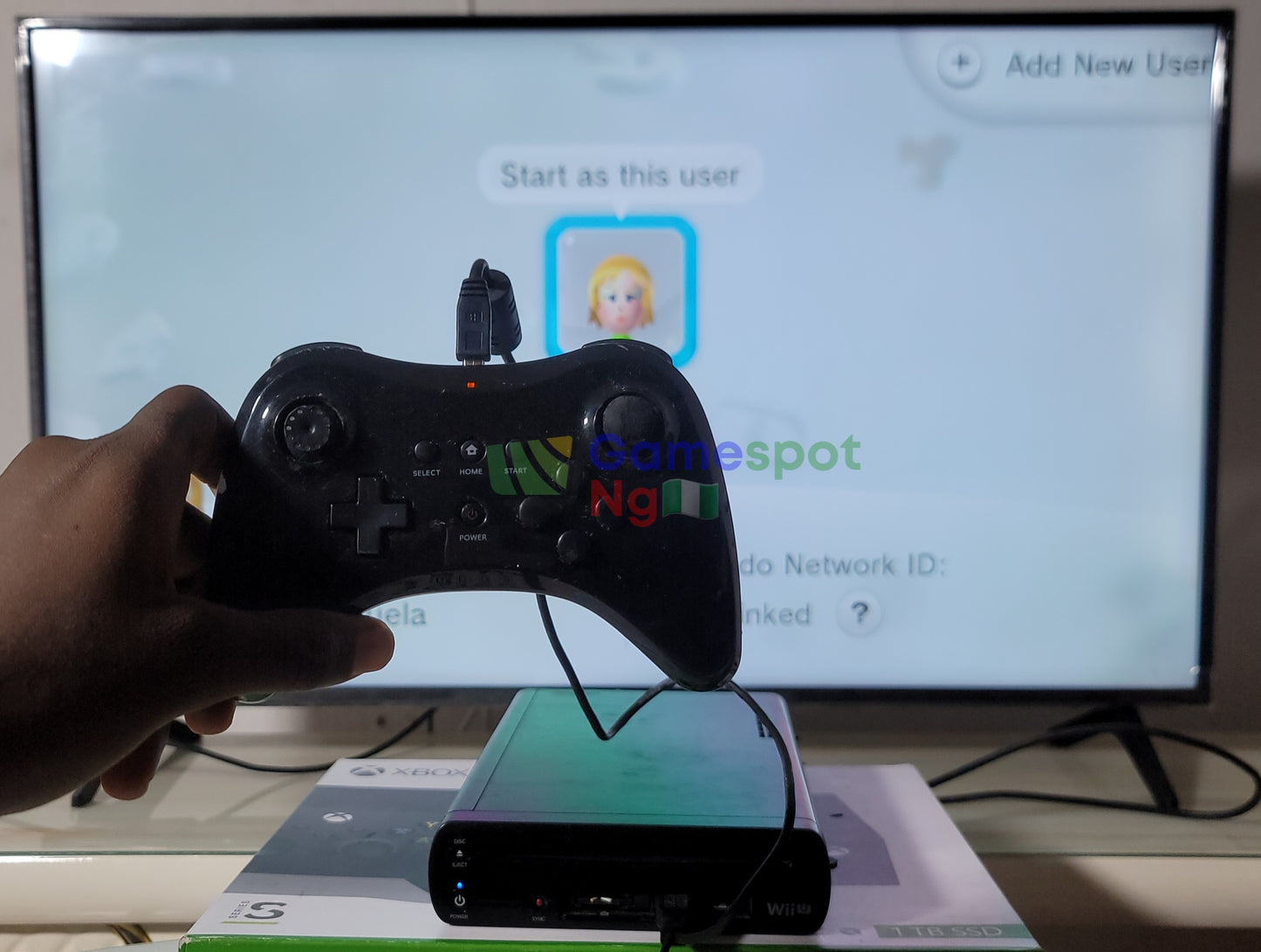 Wii U Console + Installed Games