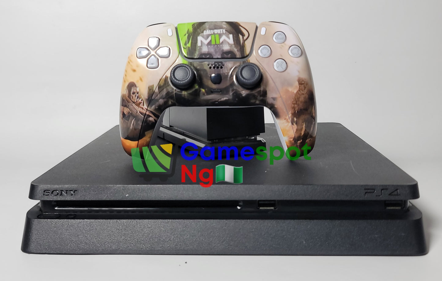 PS4 Slim + 10 Installed Games of Your Choice + DualShock 4 Gamepad